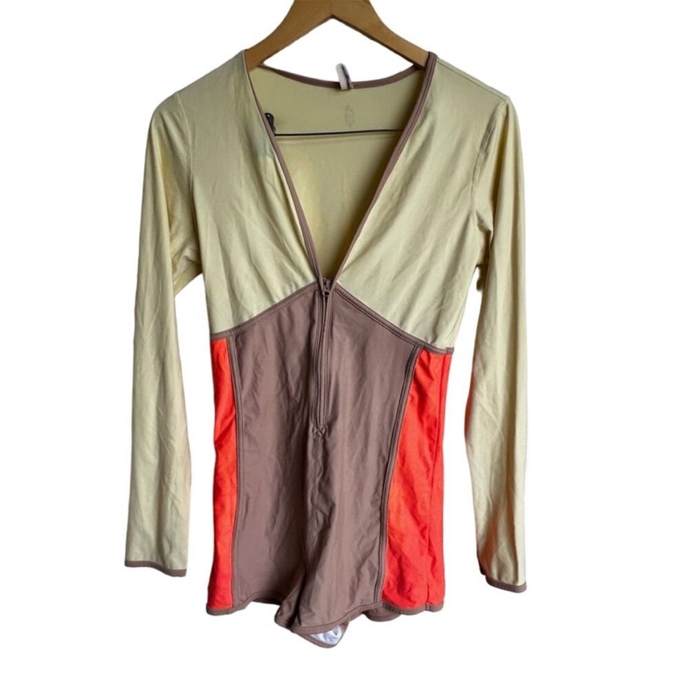 Free People Movement Take A Plunge Body Suit Swimsuit